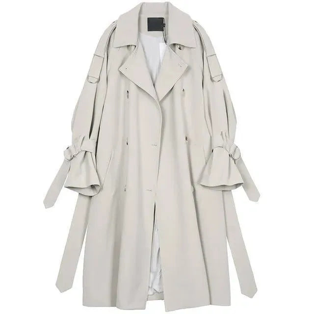 Ausgestellter Ärmel Trenchcoat für Damen
