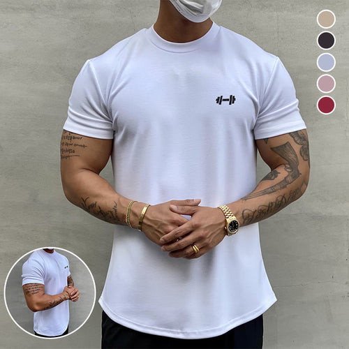 I T-Shirt aus Elastischem Sportmaterial