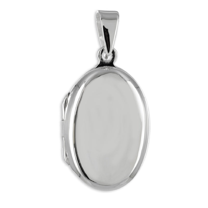 Ovaler Foto Anhänger aus Silber mit Kette | Shop Nory