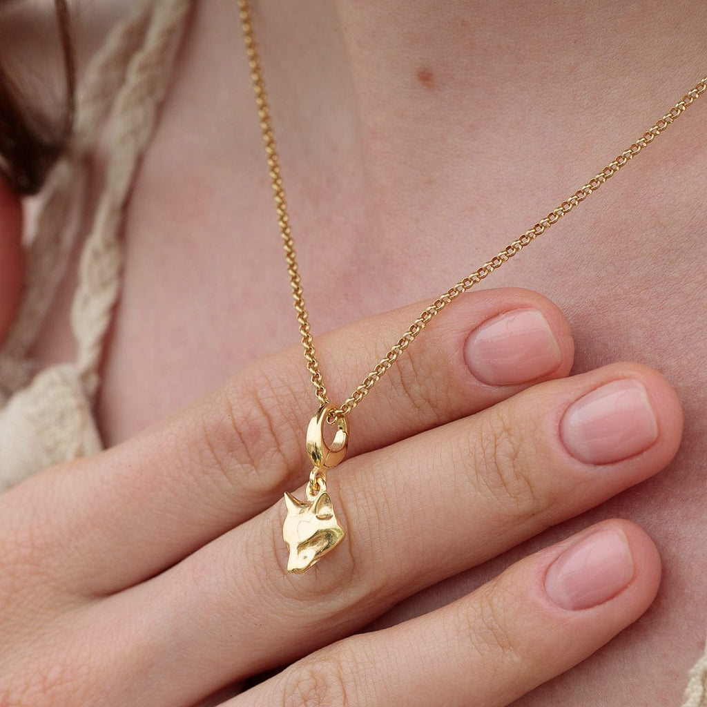 Gold Fox Charm Halskette | Shop Nory