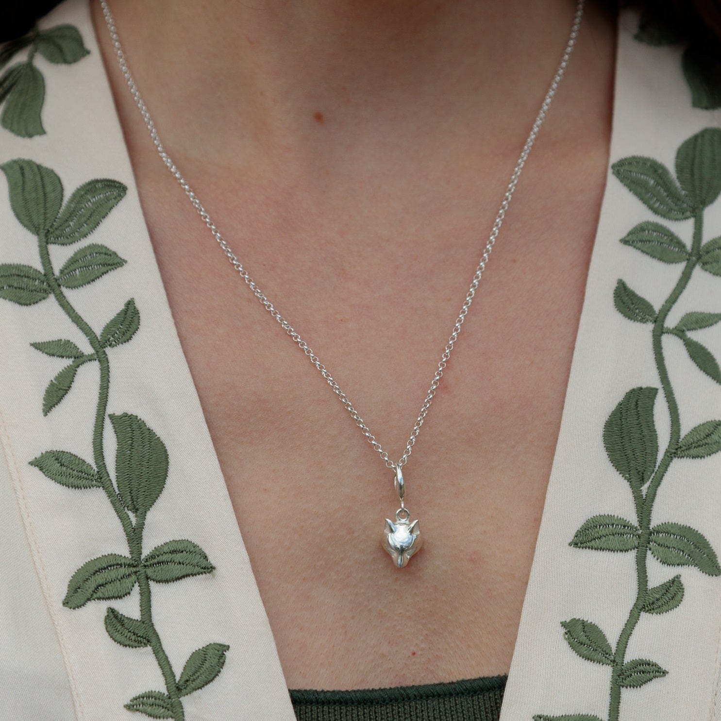 Silberfuchs Charm-Halskette | Shop Nory