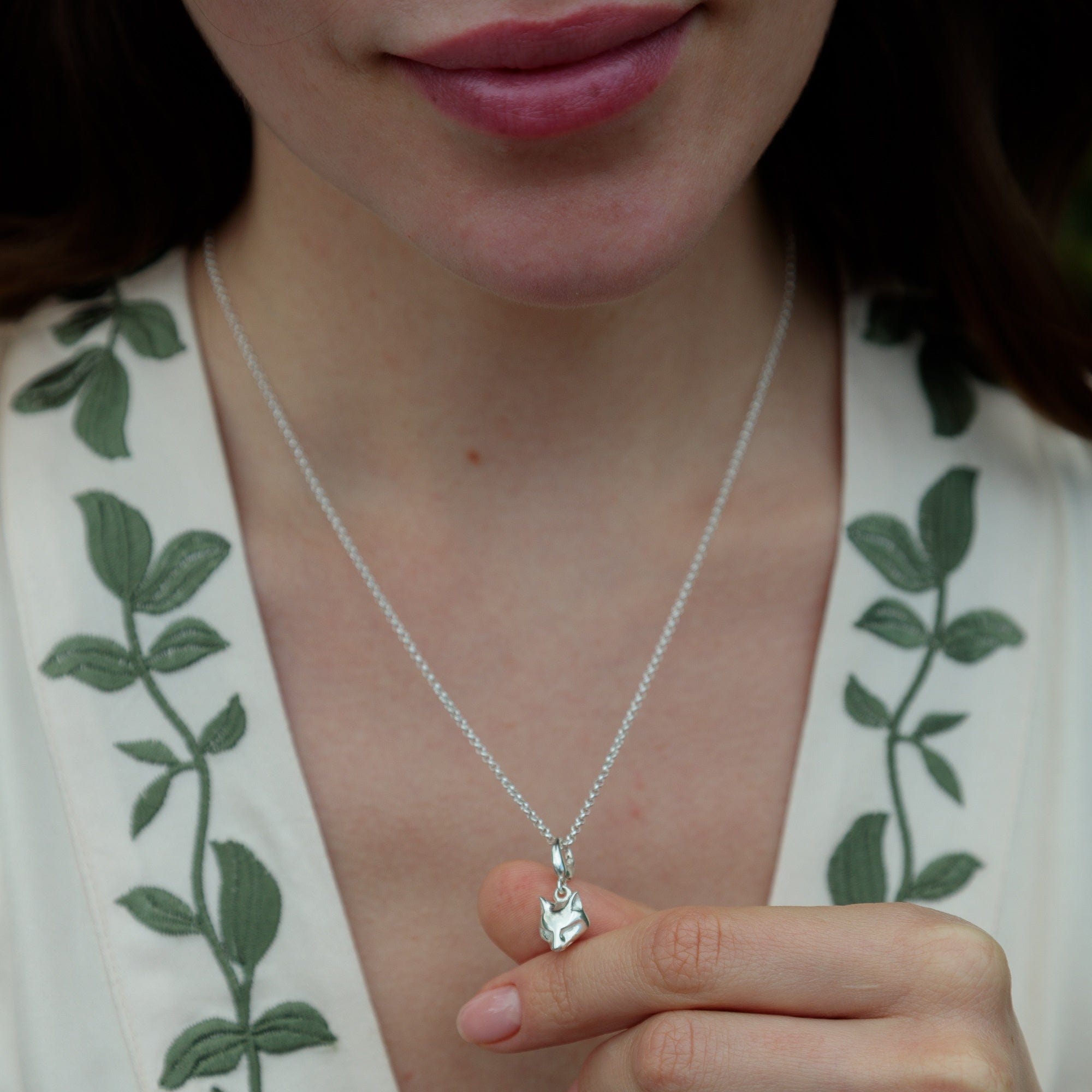 Silberfuchs Charm-Halskette | Shop Nory