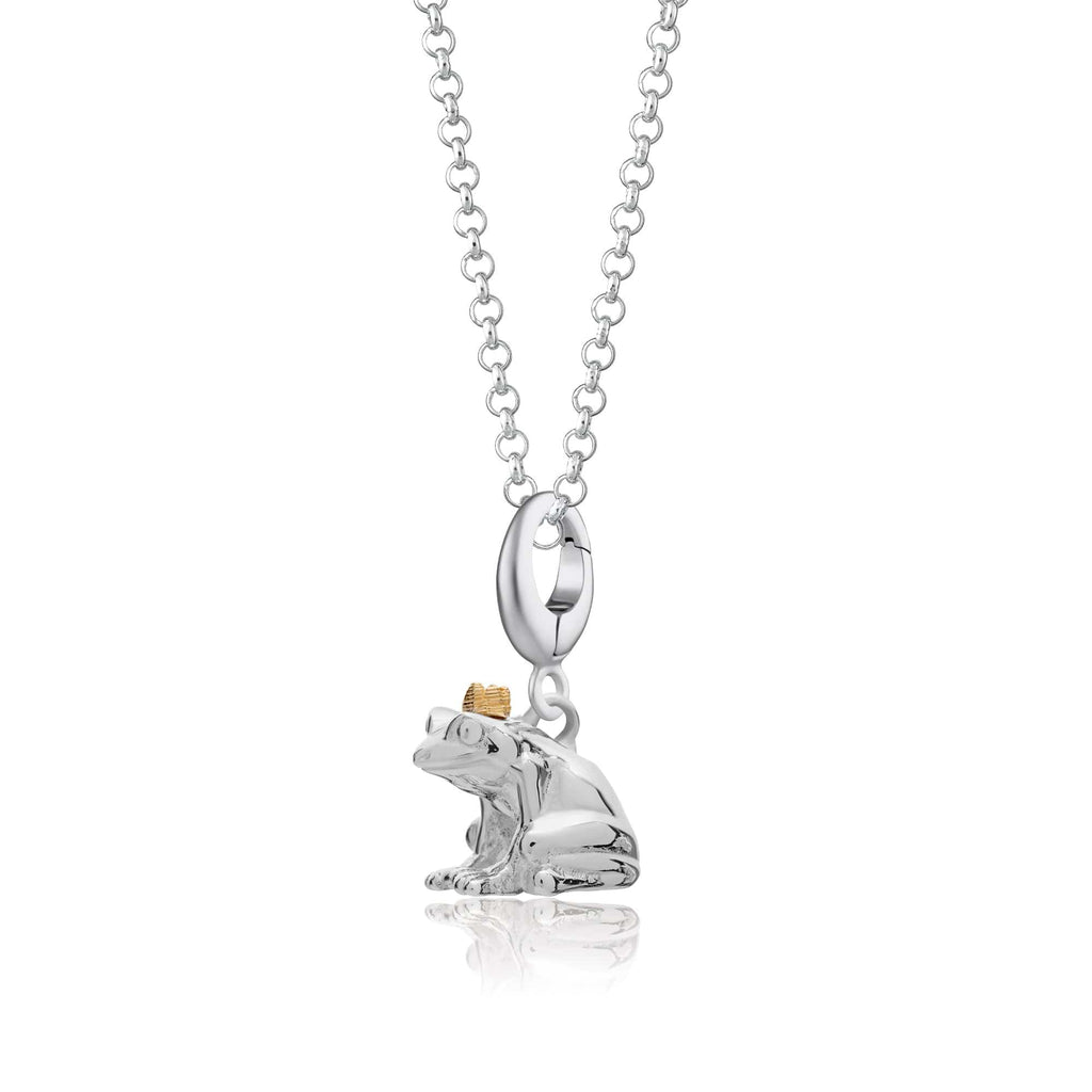Silber Frosch Charm Halskette | Shop Nory
