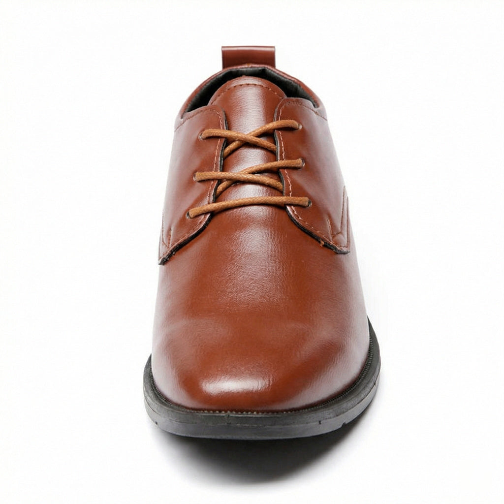 Herren Elegante Leder Schnürschuhe mit rutschfester Sohle