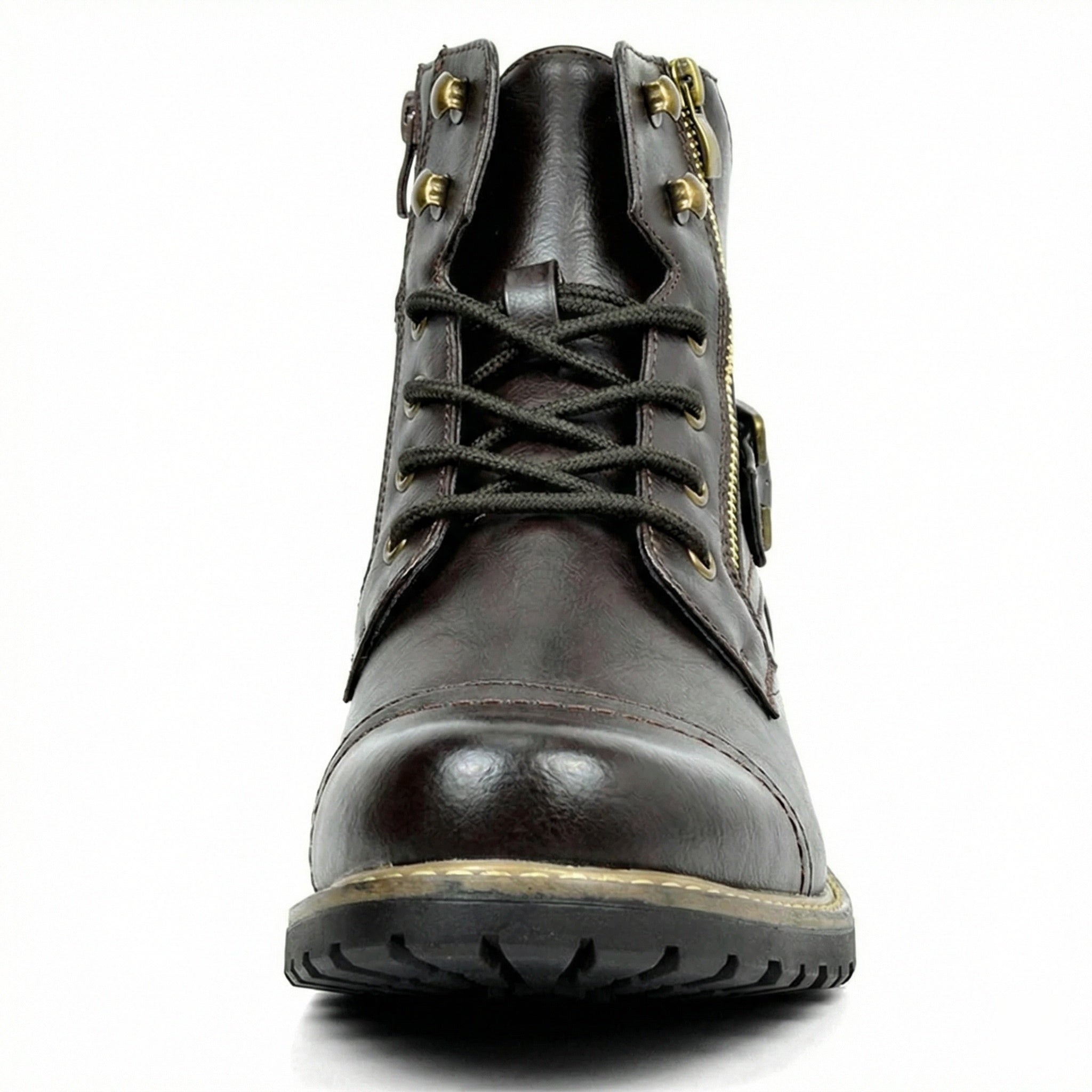 Motorradstiefel aus echtem Leder