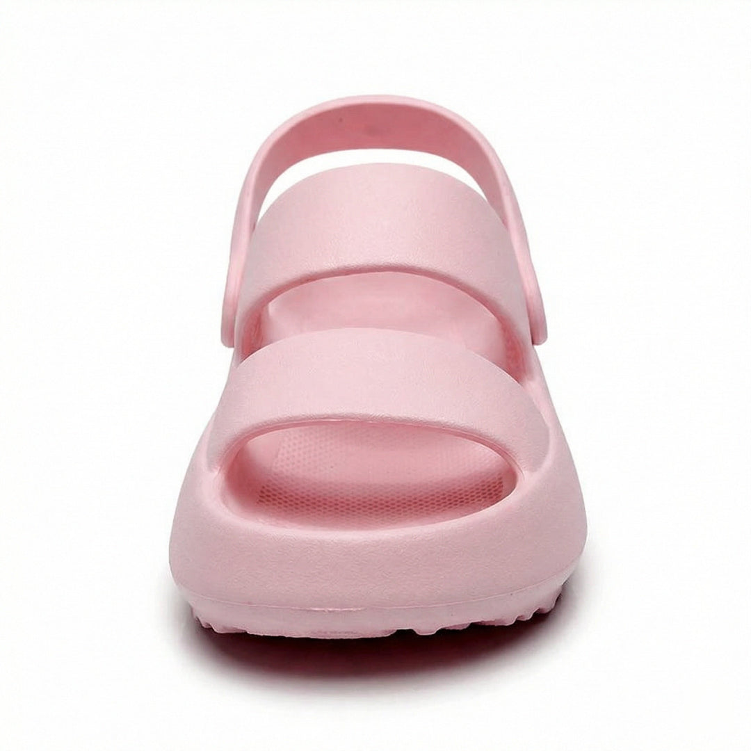Orthopädische Sandalen Comfort Plus Pantoletten mit Doppelriemen Gepolsterte, Lässige Slip-On-Sandalen