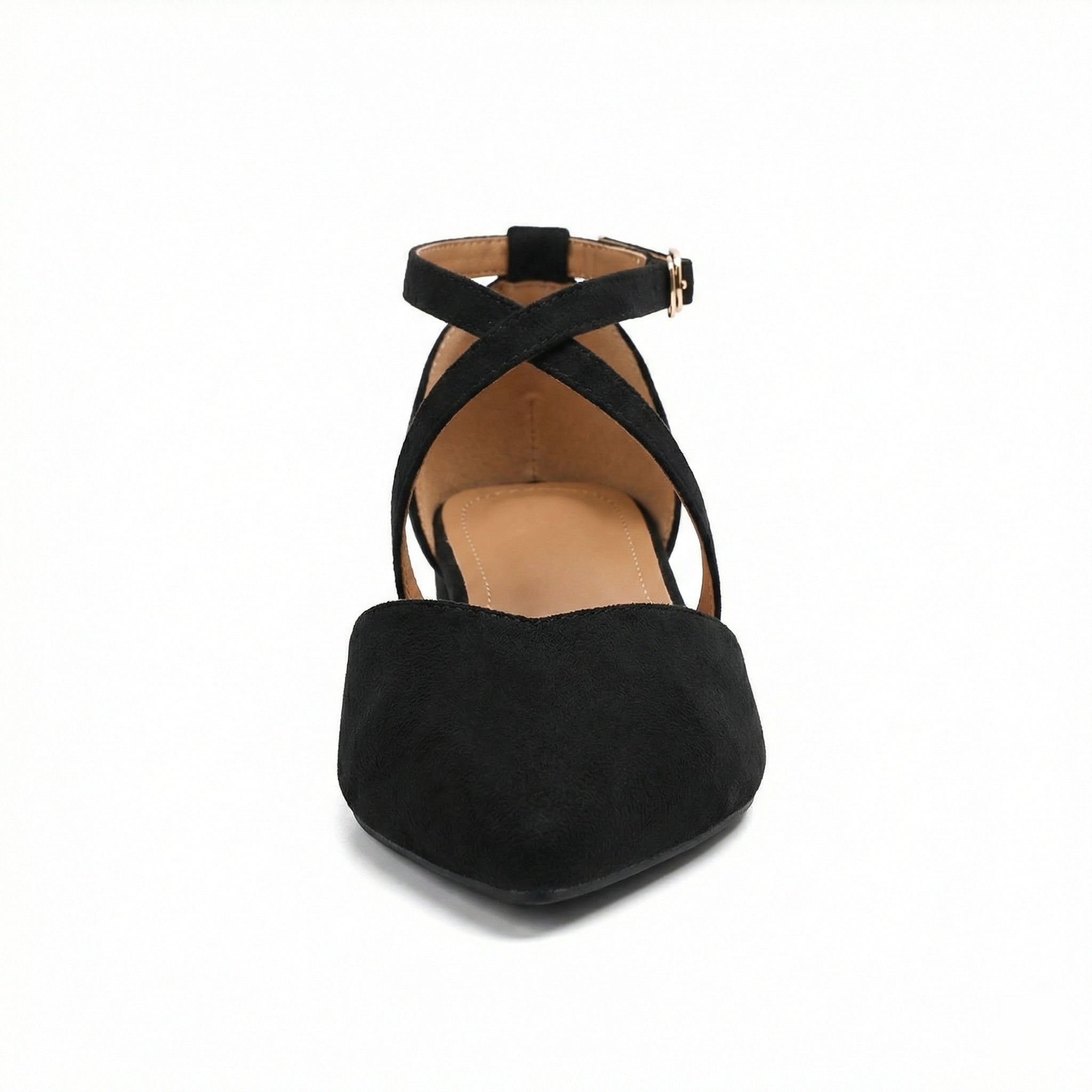 Modische Flache Sandalen mit Spitzer Spitze