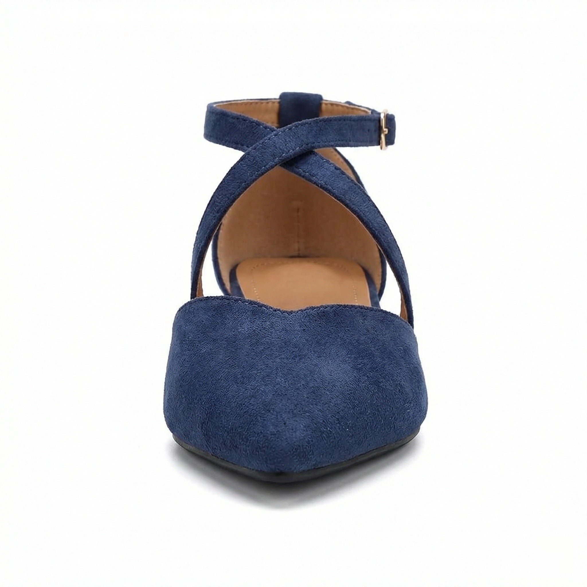 Modische Flache Sandalen mit Spitzer Spitze