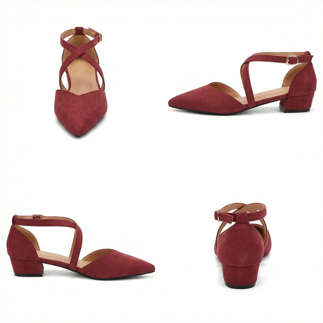 Modische Flache Sandalen mit Spitzer Spitze