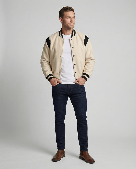 Herren stylische Sweatjacke im Sportlook