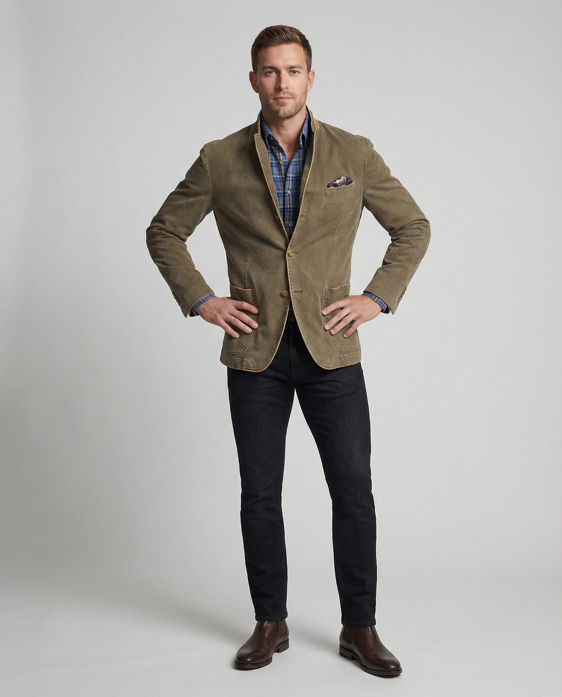 Herren Cordblazer