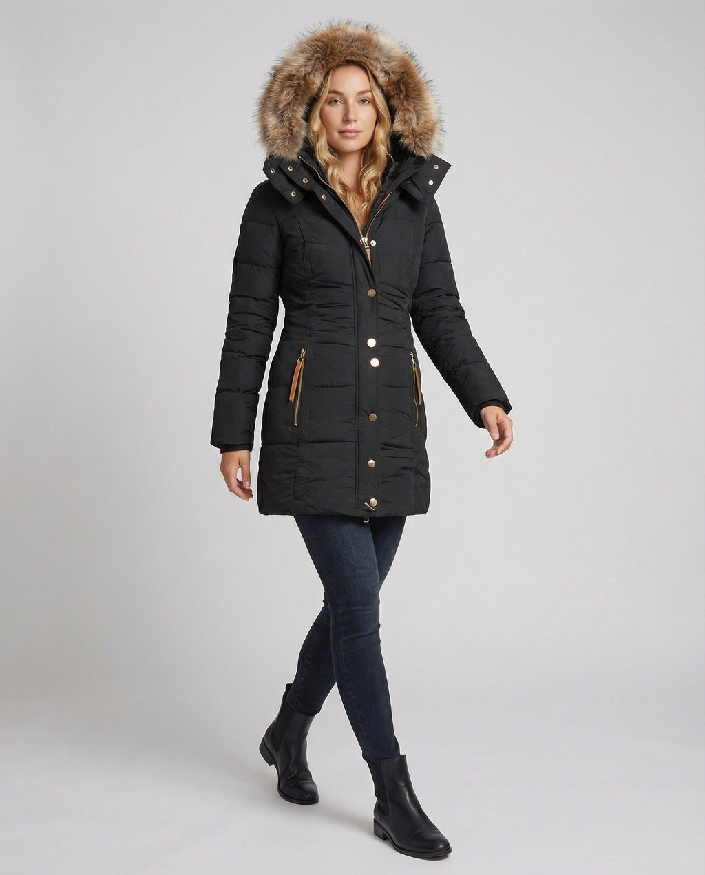 Fellgefütterter Parka