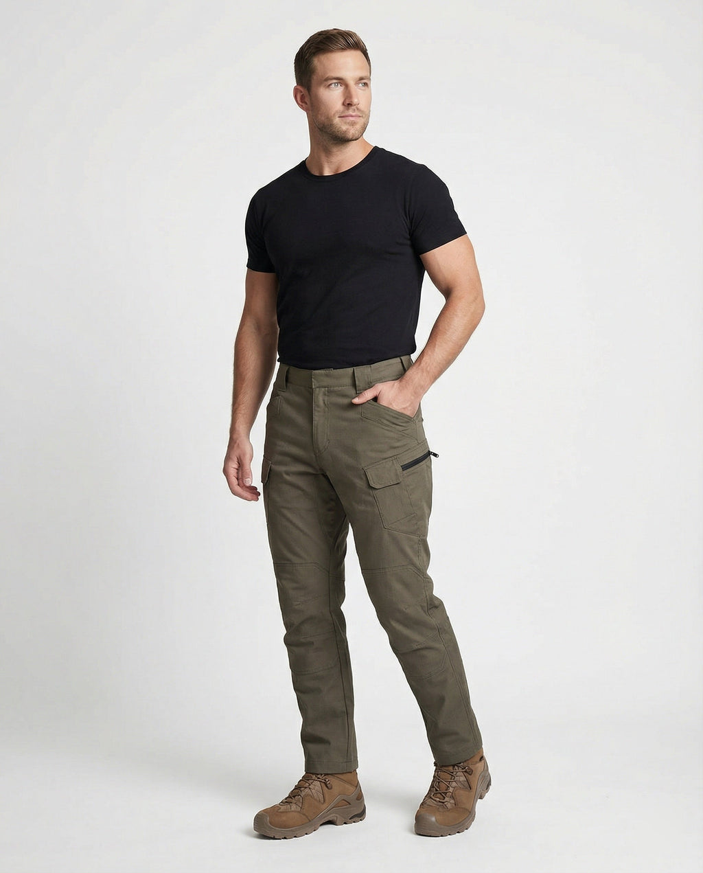 Damen funktionale Trekkinghose mit praktischen Taschen