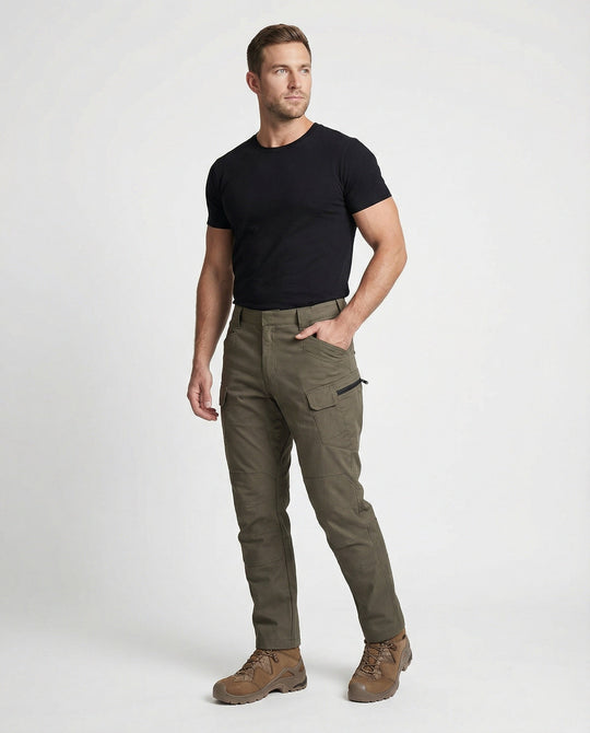 Damen funktionale Trekkinghose mit praktischen Taschen