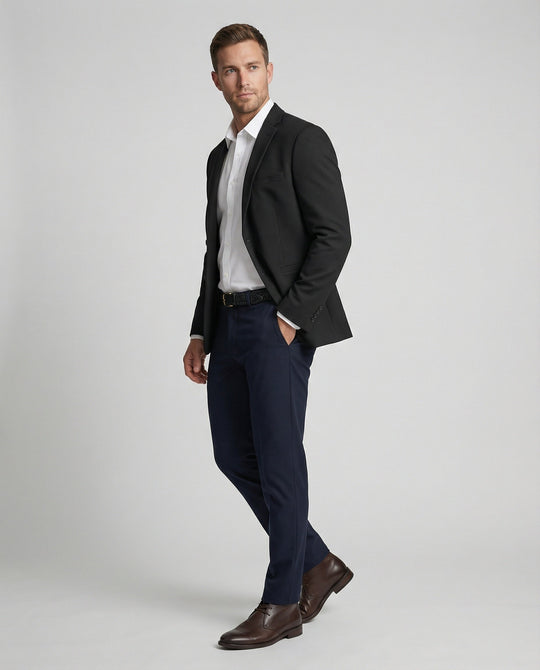 City Blazer Strukturstoff Herren