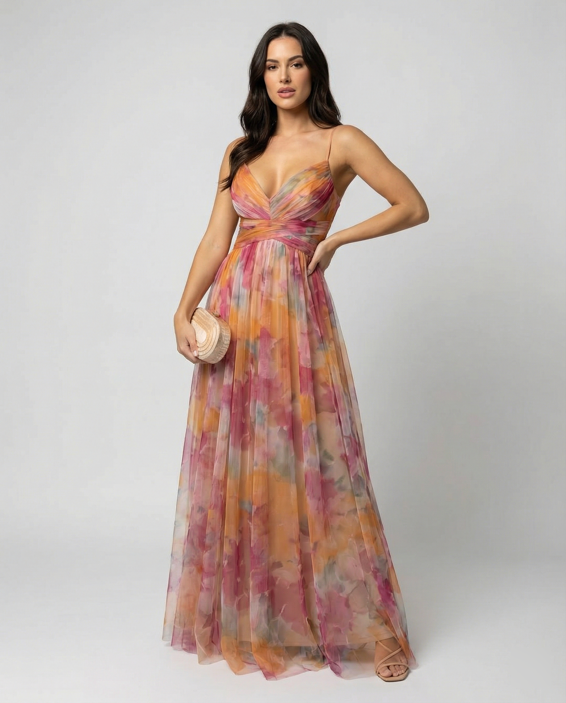Elegantes Maxikleid im Schönen Blumenmuster für festliche Anlässe | ShopNory