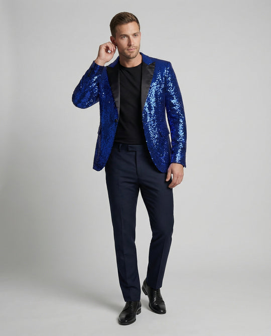 Glamouröser Pailletten Blazer