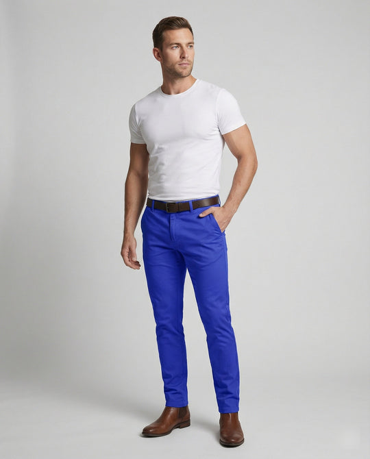 Herren Slim Fit Freizeithose elastisch