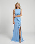 Damen Abendkleid lang mit Schlitz