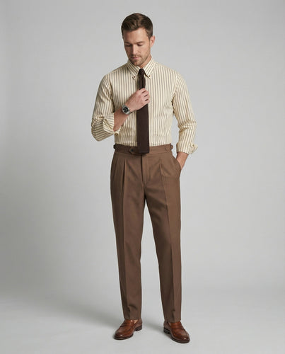 Herren Langarmhemden Business Slim