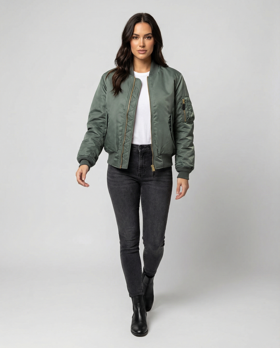 Unisex Klassisches Bomberjacke für Damen
