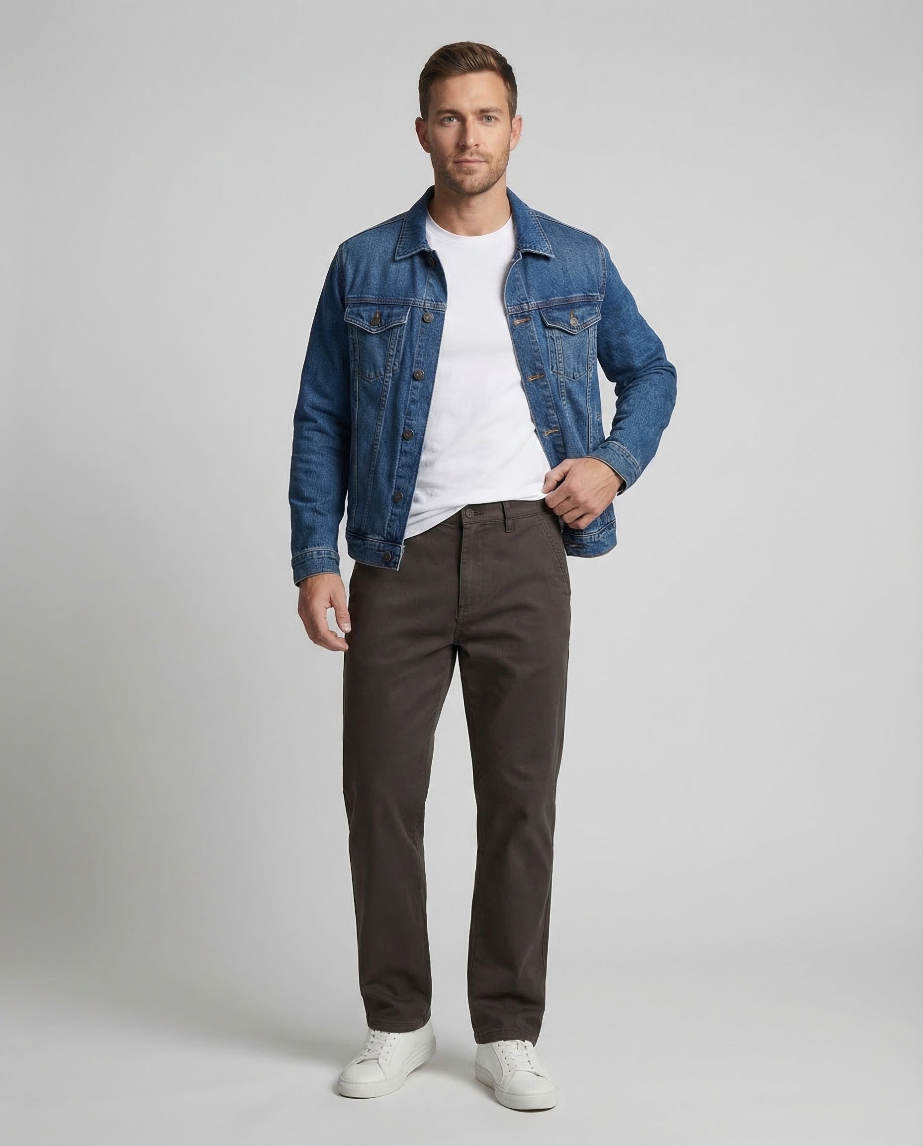 Herren Chino Twill Minimal
