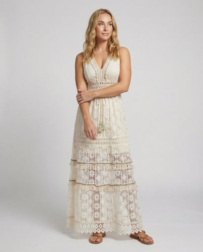 ShopNory | Anmutiges Boho-Spitzenkleid für Den Sommer