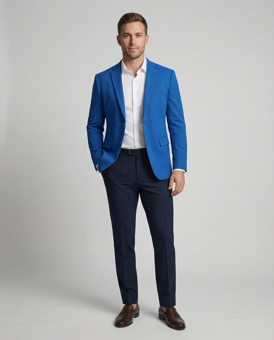 City Blazer Strukturstoff Herren