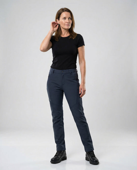 Freizeitkleidung Damen Softshell Wanderhose