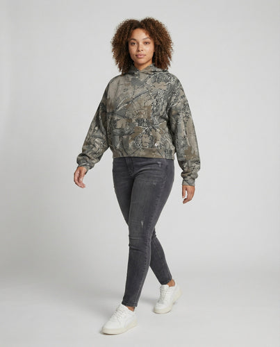 Retro Unisex Hoodie mit Camouflage-Muster