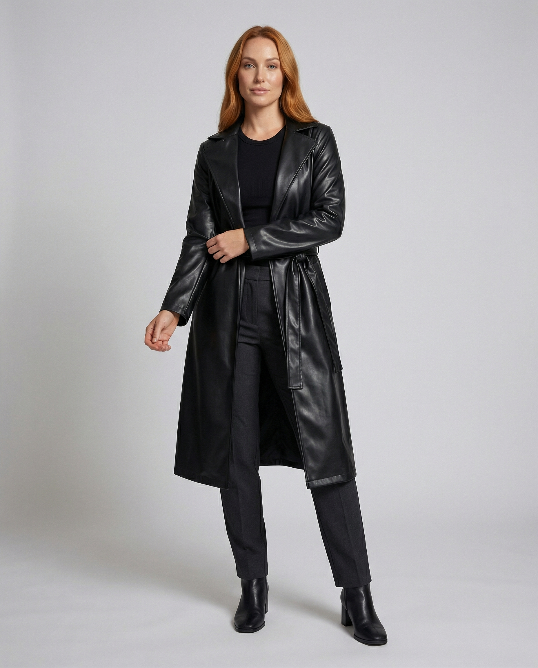 Elegante Steppjacke Damen im Trenchcoat-Stil