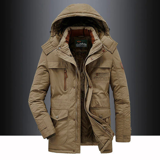 Lässige Wattierte Parka-Jacke – Warmer Isolierter Wintermantel