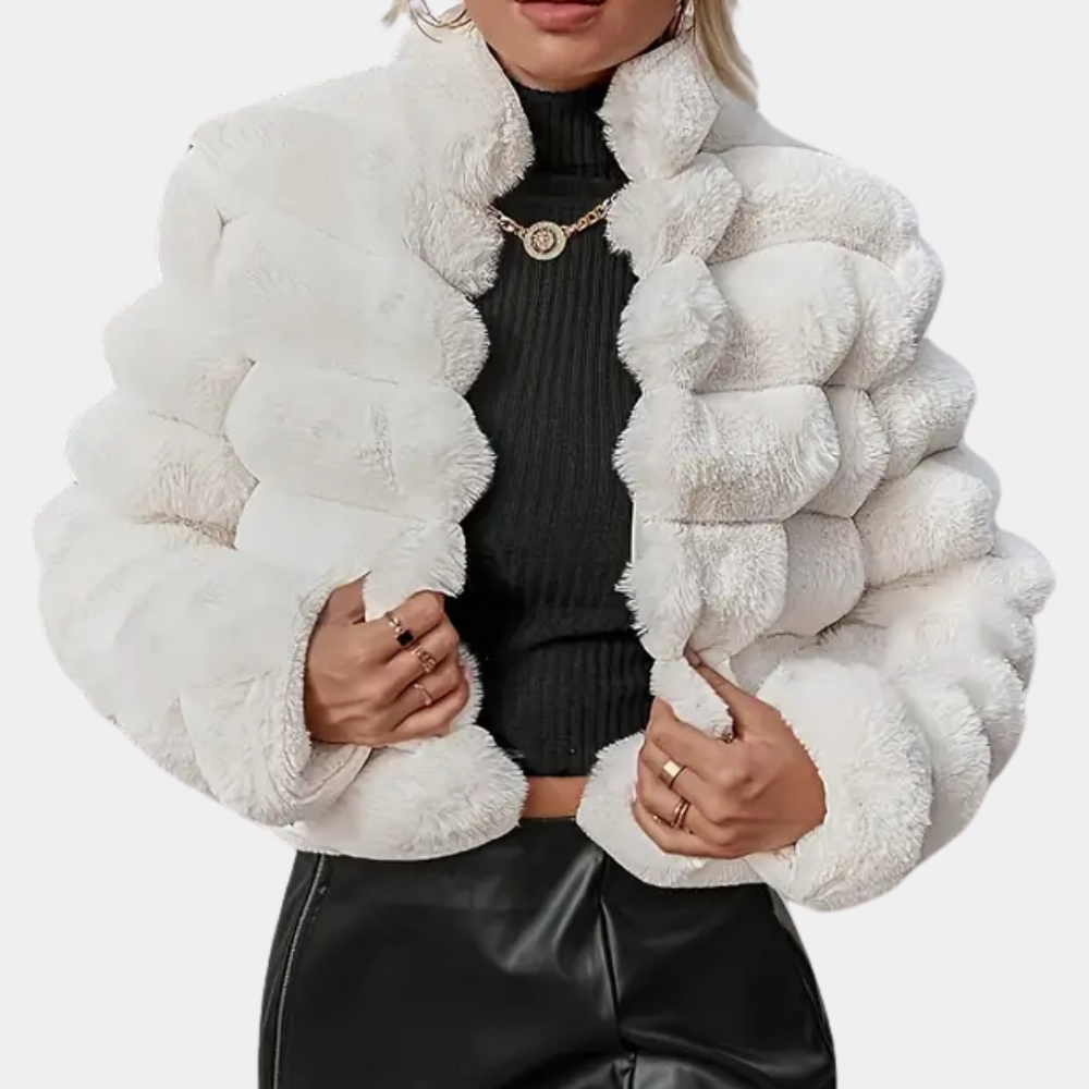 Shopnory | Eleganter Winterpelzmantel für Damen