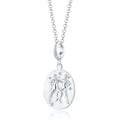 Silber Zwillinge Sternzeichen Charme Halskette | Shop Nory
