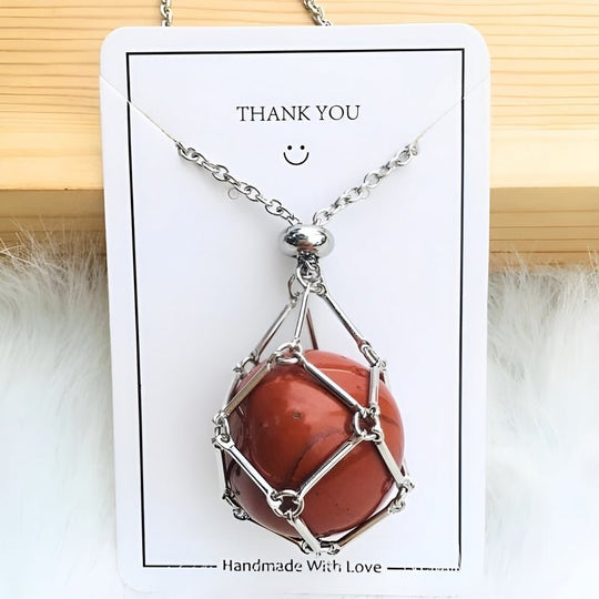 Kette mit Kristallhalter Anhänger  | Shop Nory