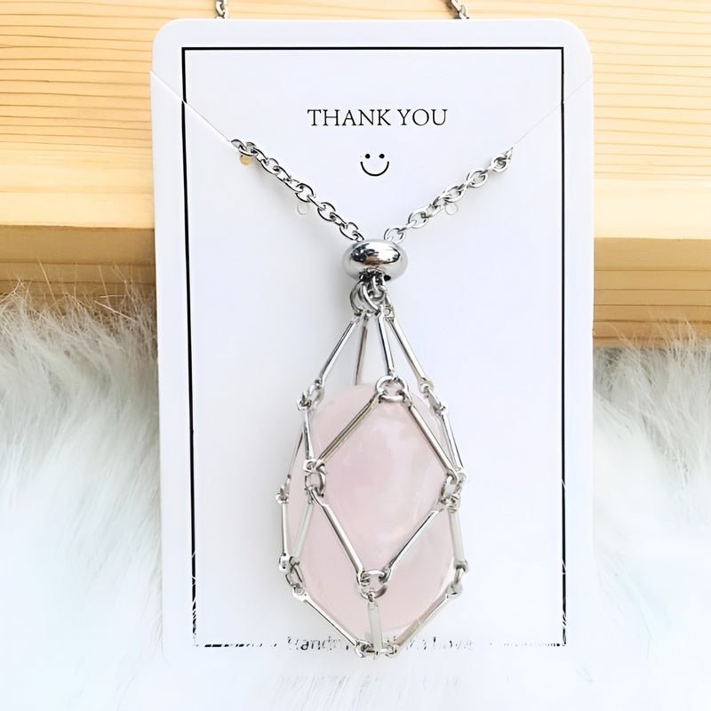 Kette mit Kristallhalter Anhänger  | Shop Nory