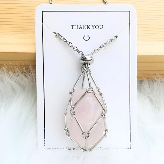Kette mit Kristallhalter Anhänger  | Shop Nory