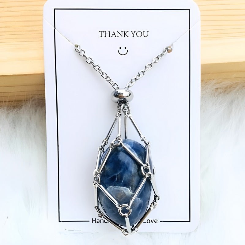 Kette mit Kristallhalter Anhänger  | Shop Nory