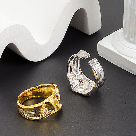 Geometrischer antiker unregelmäßiger Ring | Shop Nory