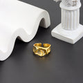 Geometrischer antiker unregelmäßiger Ring | Shop Nory
