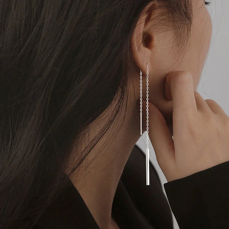Geometrische Lange Ohr Linie Stab Ohrringe | Shop Nory