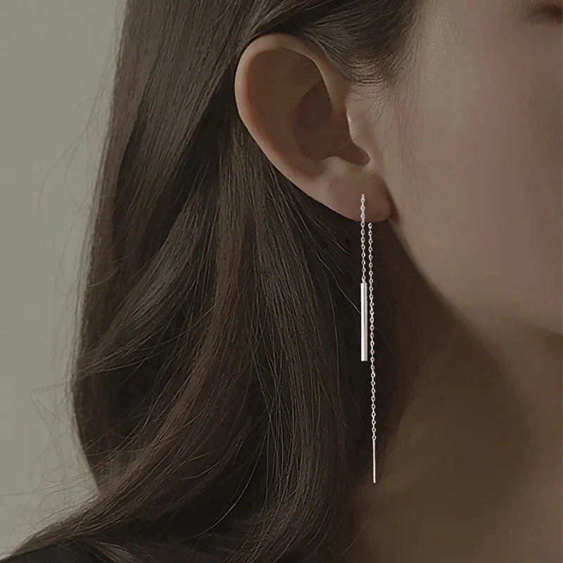 Geometrische Lange Ohr Linie Stab Ohrringe | Shop Nory