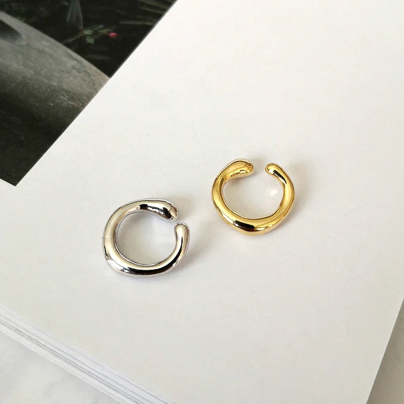 Geometrische Runde Minimalistische Knorpel Ohrenklemme | Shop Nory