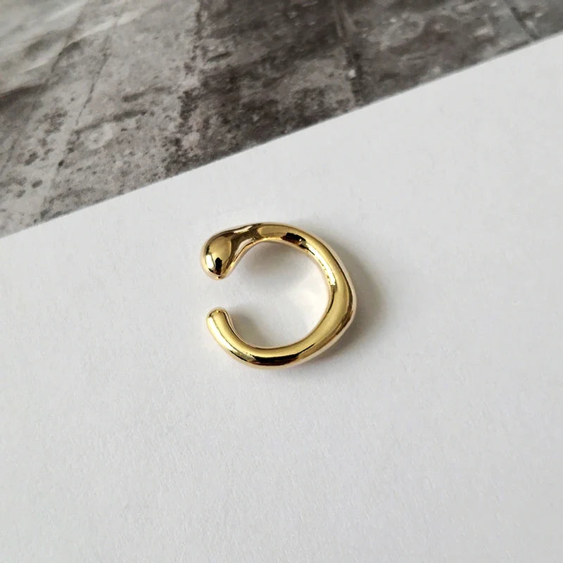 Geometrische Runde Minimalistische Knorpel Ohrenklemme | Shop Nory