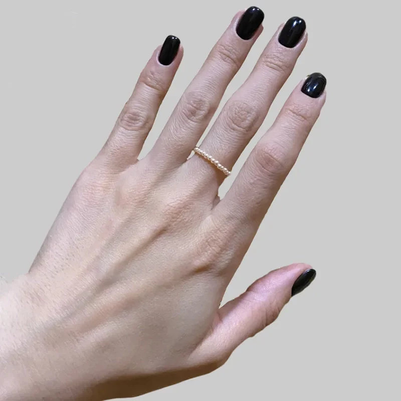 Geometrischer Simulierter Perlenring | Shop Nory
