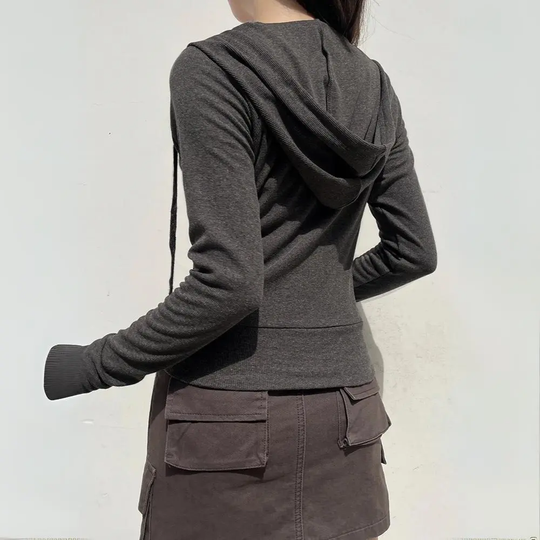 Urban Chic Reißverschluss Sweatshirt