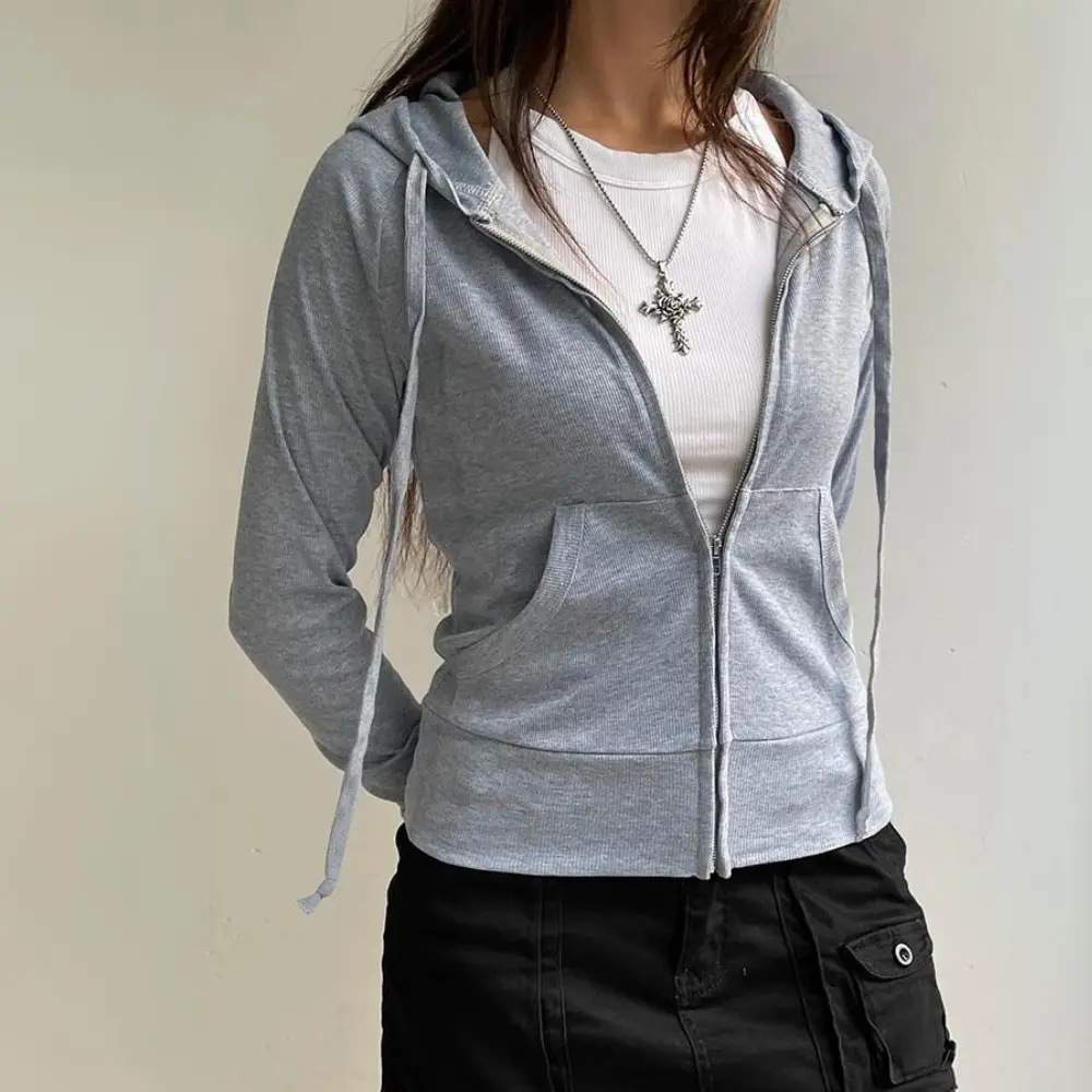 Urban Chic Reißverschluss Sweatshirt