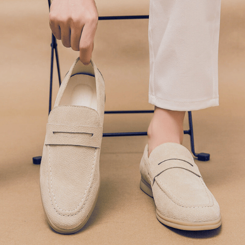Slipper Herren Klassische Loafers Herren Luxuriöse Verarbeitung Echtes Leder
