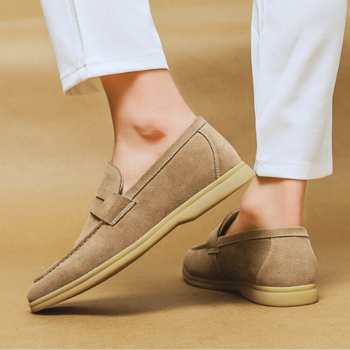 Slipper Herren Klassische Loafers Herren Luxuriöse Verarbeitung Echtes Leder