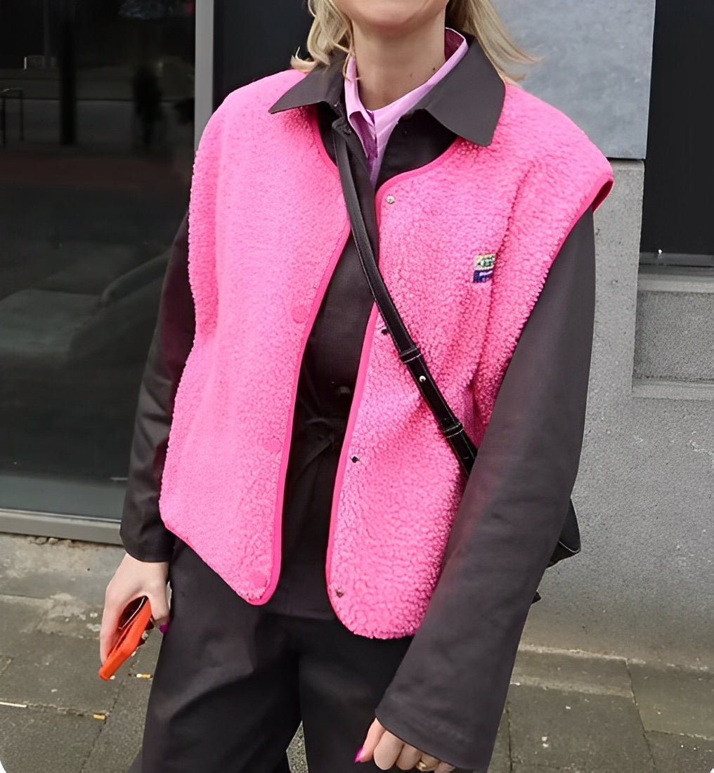 ShopNory | Damen Weste mit Einfacher Knopfverschluss